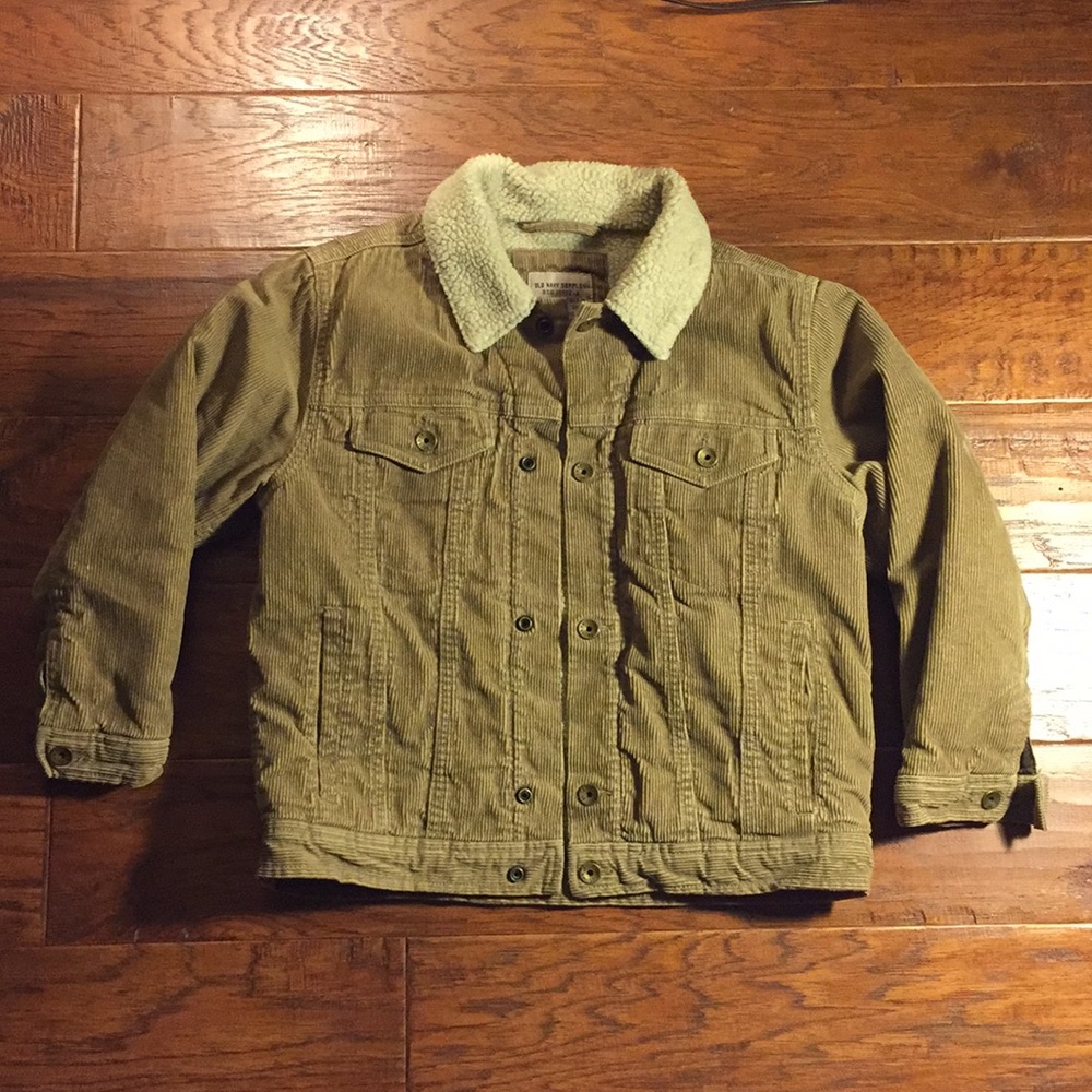 Boys corduroy and Sherpa jacket